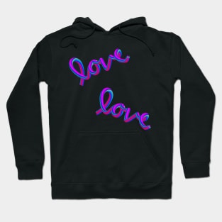 Colorful love Hoodie